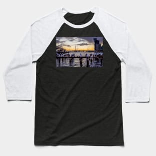 Melbourne docklands & Bolte Bridge, Victoria, Australia Baseball T-Shirt